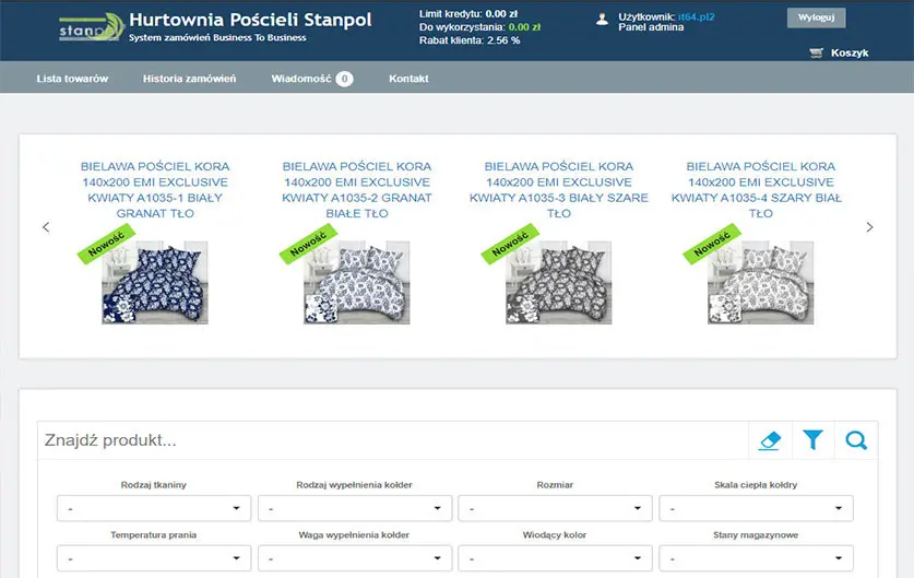 B2B Optima – system zamówień B2B do Comarch ERP Optima